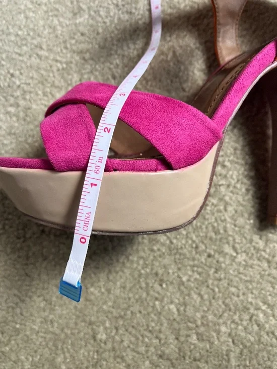 Spring Suede Multi-Coloured Heels - Picture 10 of 11